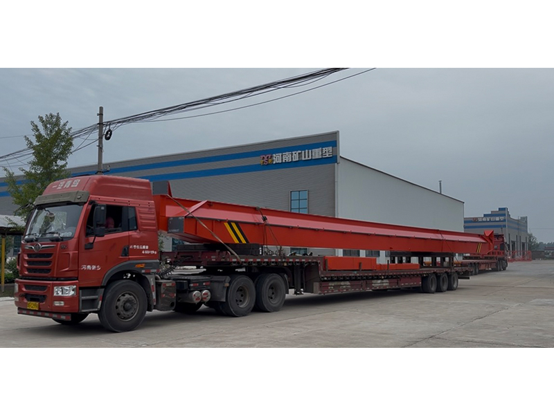 电动单梁起重机 LD5t-26.72m 制作完成 装车发出