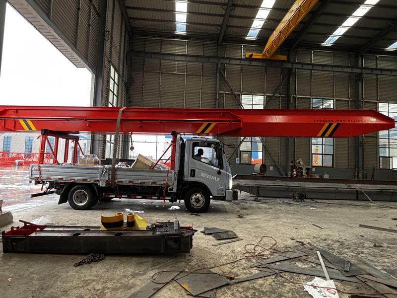 电动单梁起重机 LD5t-18.52m 制作完成 装车发出